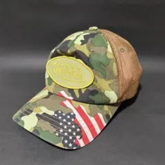 Von Dutch ボンダッチ 迷彩 メッシュキャップ 星条旗 カモフラ Y2Kのサムネイル