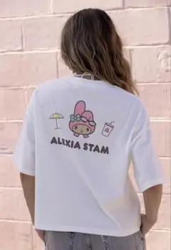 サンリオ× ALEXIA STAM マイメロディ　マイメロ　Tシャツ　日焼けのサムネイル