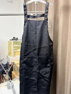 cozycube 黒 カフェエプロンのサムネイル
