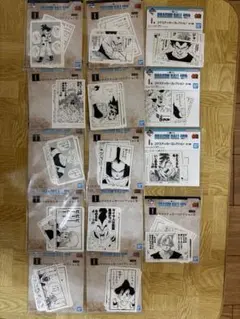ドラゴンボール一番くじ40周年コマステッカー14枚