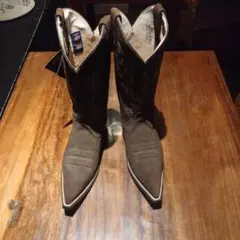 PISTOLERO ピストレロ　ウエスタンブーツ ダークブラウン スエード