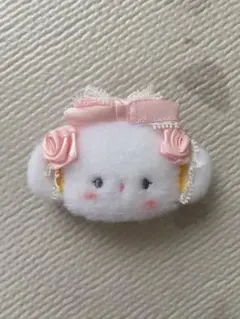 サンリオ　こぎみゅん　ホワイトフリル　シークレットヘアクリップ