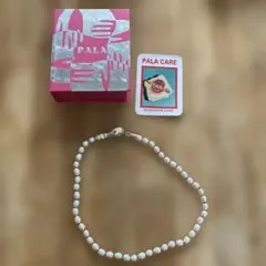 お値下げPALA FIGA×ライスパールMパールネックレス ハンドモチーフ留め具のサムネイル