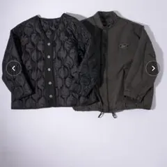 COOPER FACTワッペンショートモッズコート チャコールグレー