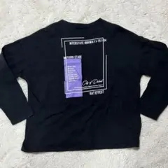 長袖 トレーナー Tシャツ 150 RAT EFFECT ブラック ロンT