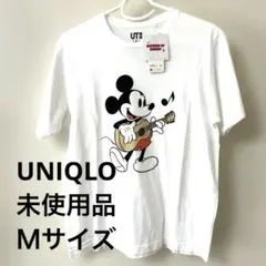 【未使用品】 UNIQLOディズニーグラフィックTシャツミッキーマウス 白　Ｍ