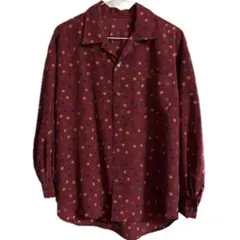 ヴィンテージ　水玉　ブラウス ビンテージ VINTAGE 古着 長袖シャツ