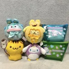 サンリオキャラクターズ　サンリオマスコット　クリアポーチ　まとめ　６点セット