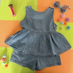 プティマイン⭐︎110デニムノースリーブタンクトップのサムネイル