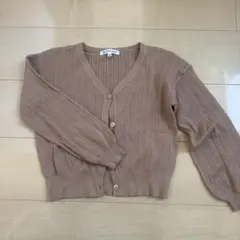 キッズベージュ カーディガン グローバルワーク
