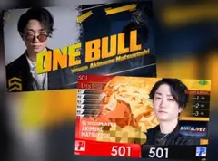 ONE BULL Akimune Matsuyoshi ダーツカード