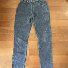 GLOBAL WORK XXL ダークブルー スリムフィットパンツ