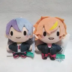 プロセカ　ふわぷちマスコット　青柳冬弥&東雲彰人