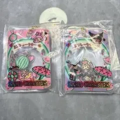シャカシャカミニフレークシール風チャーム クロミ　マイメロディ　こんがりver