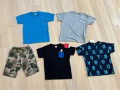 新品未使用　キッズ　Tシャツ　短パン　130cm まとめ売り