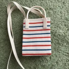 HUNDRED ストライプ ショルダーバッグ