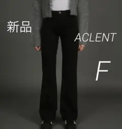 スラックス ワイドパンツ