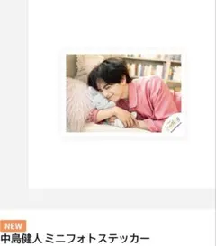中島健人　ミニフォトステッカー　新品未開封