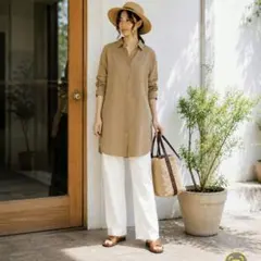 Deuxieme Classe Linen シャツ Linen シャツ（シャツ／ブラウス）｜Deuxieme Classe（ドゥーズィエム
