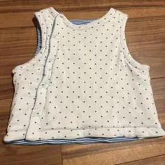 プチバトー　リバーシブルベスト