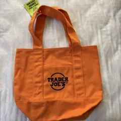 トレーダージョーズ　ミニトートバッグ　オレンジ