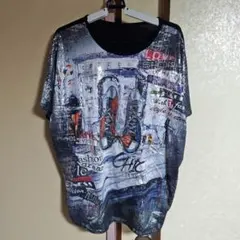 オーバーサイズ グラフィックTシャツ