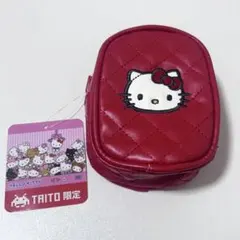 サンリオ キティ キルティング刺繍ポーチ