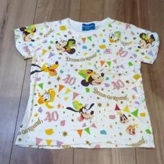 東京ディズニーリゾート 40周年 Tシャツ 100cm