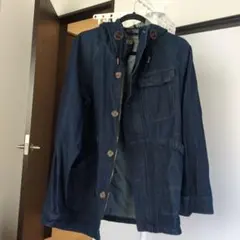 ワークマンフード付きデニムジャケット インディゴブルーのサムネイル