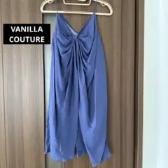 【VANILLA COUTURE】 ネイビー ノースリーブチュニック ワンピース