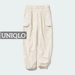 0205 UNIQLO イージーカーゴパンツ ナチュラル