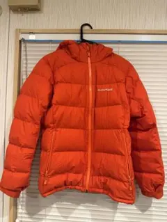 montBell オレンジ ダウンジャケット gore windstopper