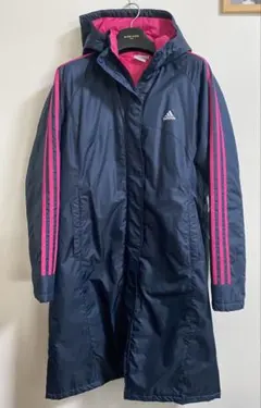 adidas CLIMA PROOF コート ネイビー/ピンク