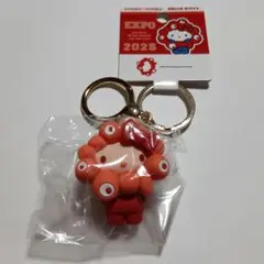 EXPO 2025 サンリオ ミャクミャク 推しカラーキーホルダー ハローキティ