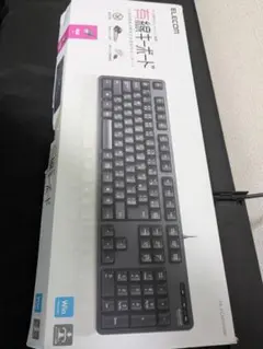 エレコム 有線キーボード TK-FCM104BK フルサイズ テンキー付 黒
