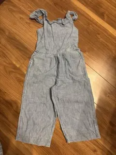 【中古品】GAP kids 女の子　オーバーオール　ズボン　Sサイズ