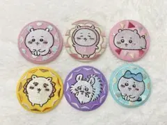 ちいかわ 刺繍缶バッジ ハチワレ モモンガ シーサー