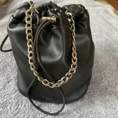 ALTROSE No.9 ブラック 巾着 ショルダーバッグ