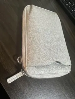 スマホショルダーバッグ グレー　お財布