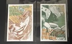 ヒロアカ原画展　ワンシーンカード　爆豪