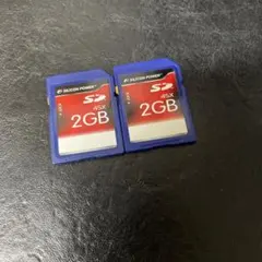 Silicon Power SDカード 2GB 45X 2枚セット