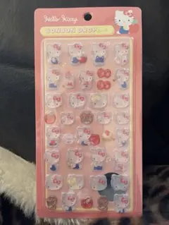 サンリオ ボンボンドロップシール キティ赤