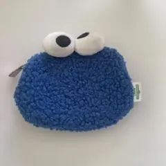 セサミストリート クッキーモンスター　フェイスポーチ