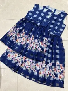 組曲　桜　ワンピースセット　120 160 親子おそろい