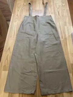 ビーミングバイビームス　オーバーオール　サロペット　ベージュ　M