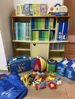 ディズニー英語システム　セット　棚付き　おまけつき