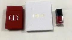 Dior ルージュ&ネイルカラー&ピンバッジ　3点セット（紙袋付）