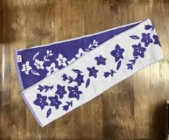 Ring Star タオルマフラー 花柄 パープルのサムネイル