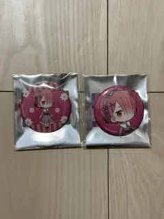 リゼロ Re:ゼロから始める異世界生活 レム　浅草コラボ　缶バッジ2点セット