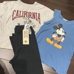 カリフォルニアTシャツ・ミッキーT・レギンスセット